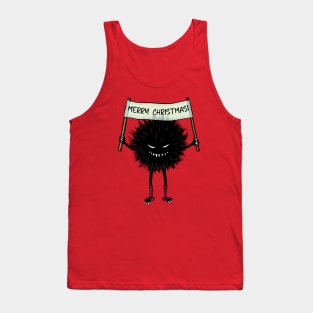 Goth Christmas Evil Character Tank Top